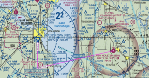Flying from Oshkosh to New Holstein